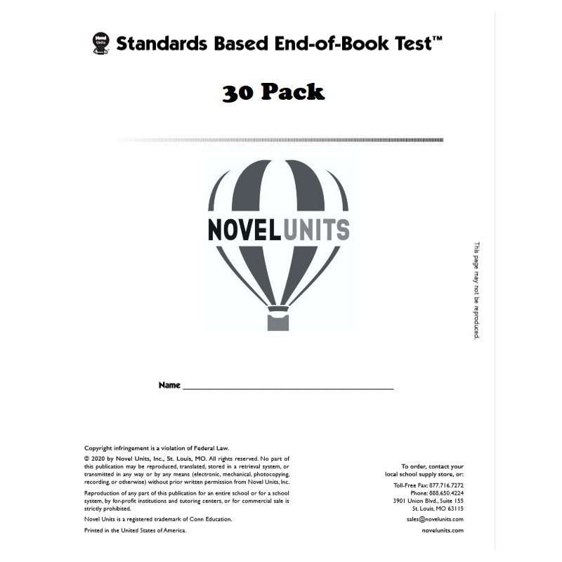 Peter Pan (End of Book Test - Classroom Pack)